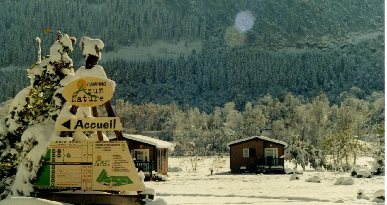 Premier hiver camping azun nature