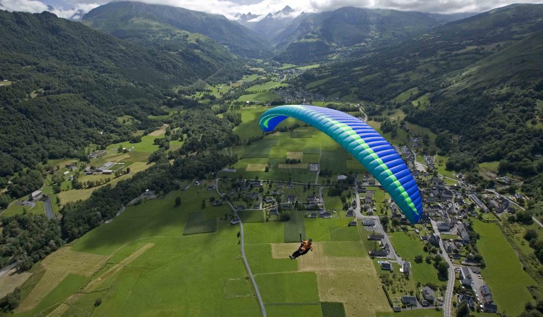 parapente Pyrénées - Val d'Azun